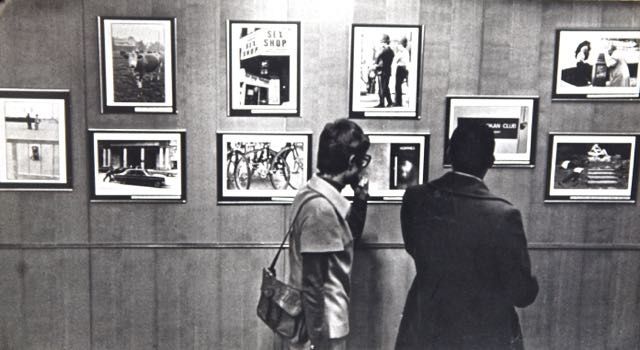 Années 70 , mon dada exposer des instantanés ici à la galerie de la Migros à Lausanne 